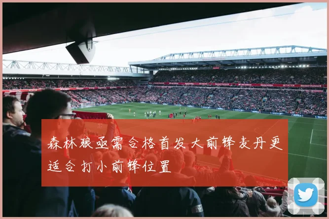 森林狼亟需合格首发大前锋麦丹更适合打小前锋位置